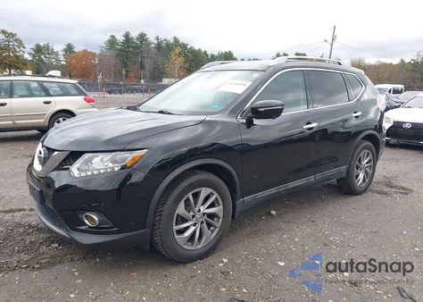 2015 Nissan Rogue Sl из США, поврежденный, VIN 5N1AT2MVXFC865980